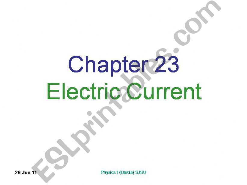 electricty powerpoint