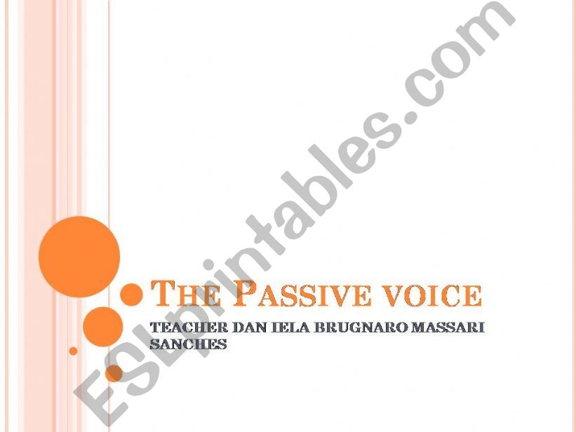 Passive voice powerpoint