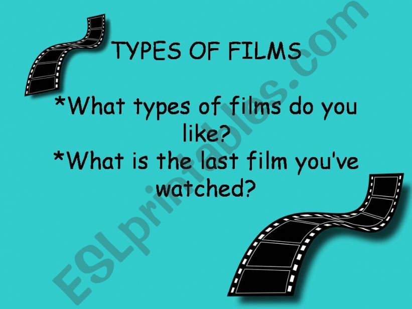 types of films powerpoint