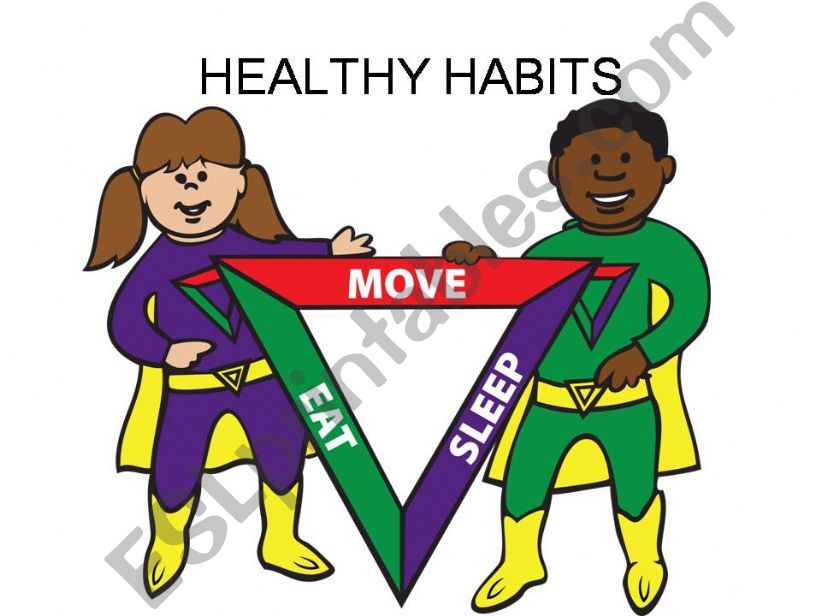 Healthy habits powerpoint