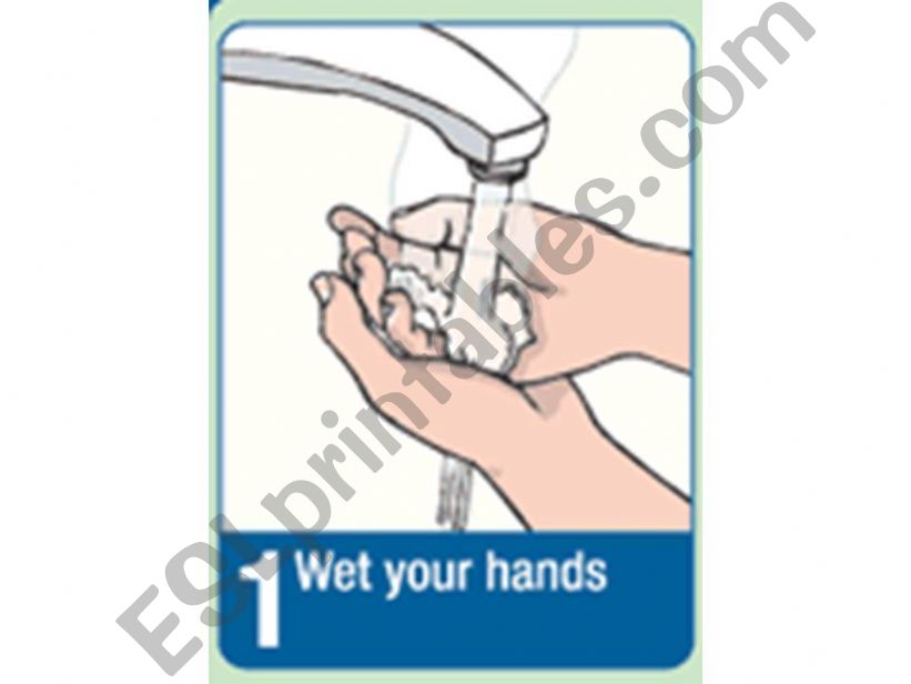 steps to wash your hands powerpoint