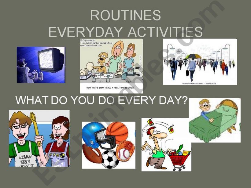 Everyday activities powerpoint