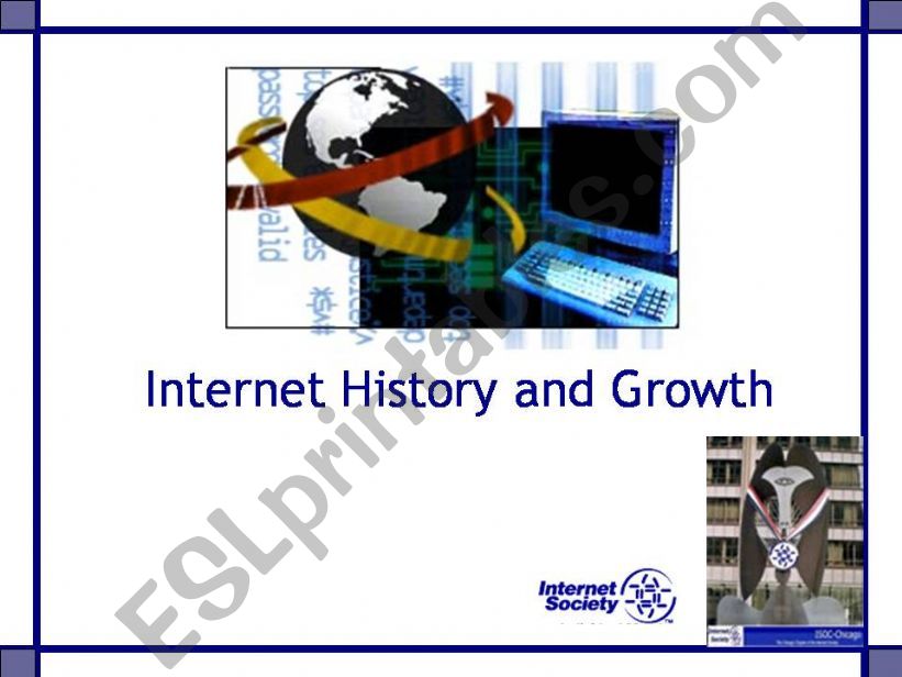 Internet history and Growth powerpoint