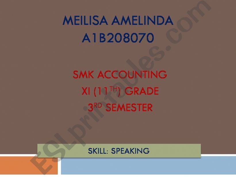 teaching english for accounting department