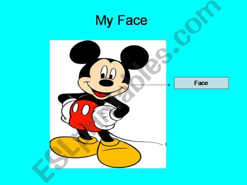 Mickey Face powerpoint