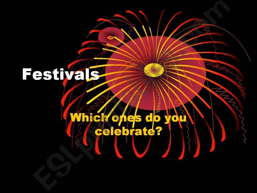 Festivals powerpoint