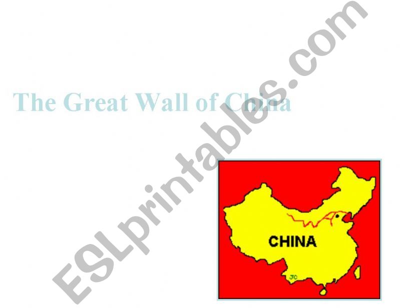 The Great Wall of China powerpoint