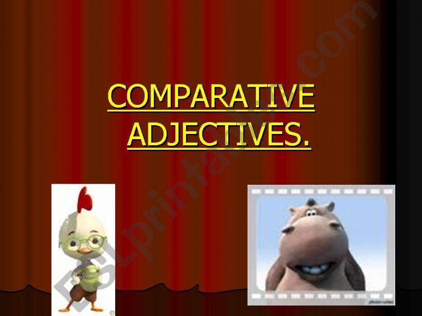 Comparative Adjectives powerpoint