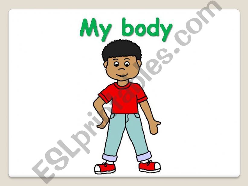 The body parts powerpoint