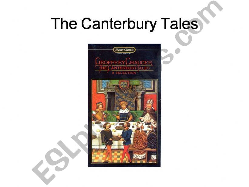 The Canterbury Tales powerpoint