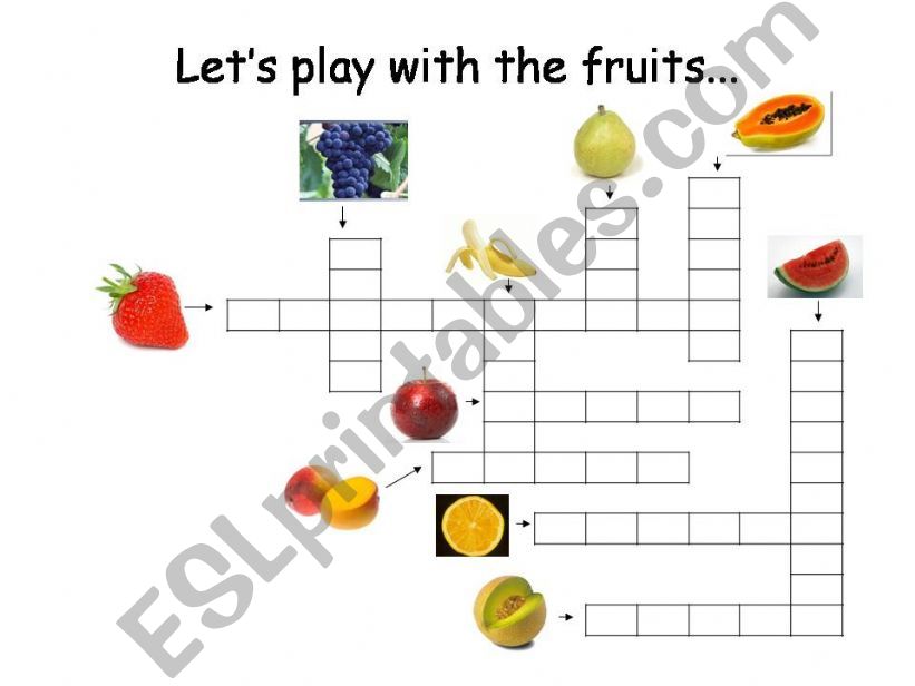 Lets play with the fruits... powerpoint