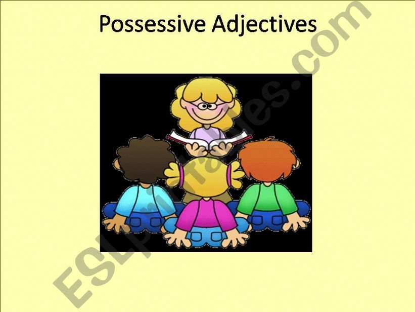 Possessive Adjectives powerpoint