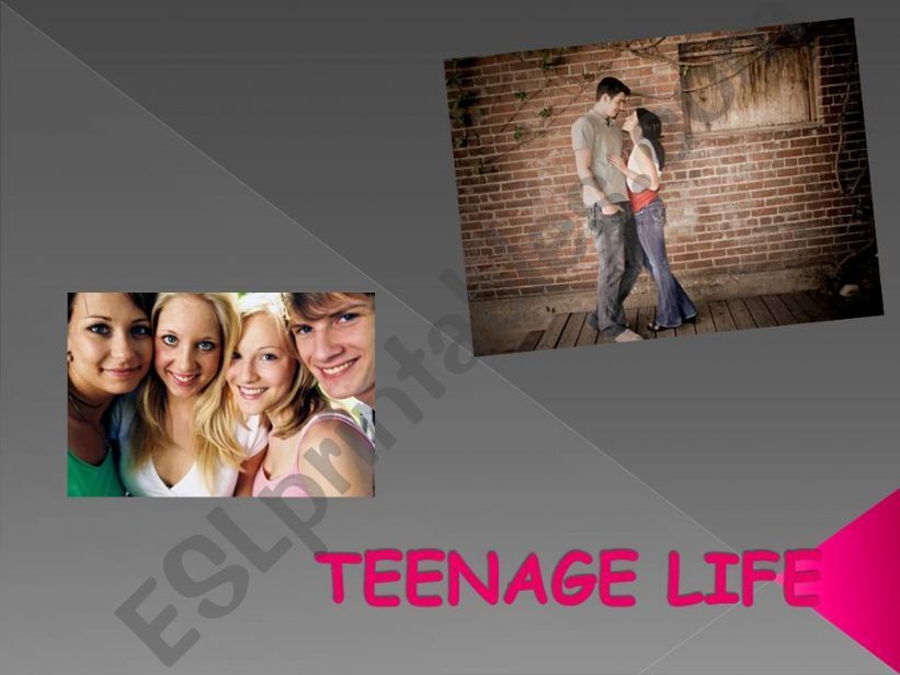 Teenage Life powerpoint