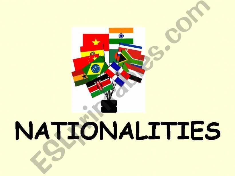 nationalities 2 powerpoint