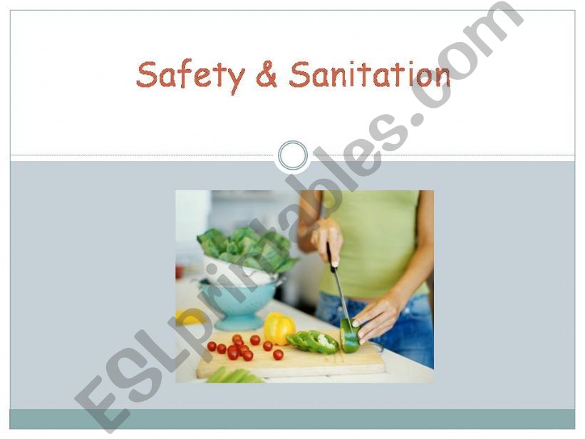Safety and Sanitation powerpoint