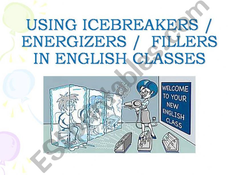 Using Icebreakers powerpoint