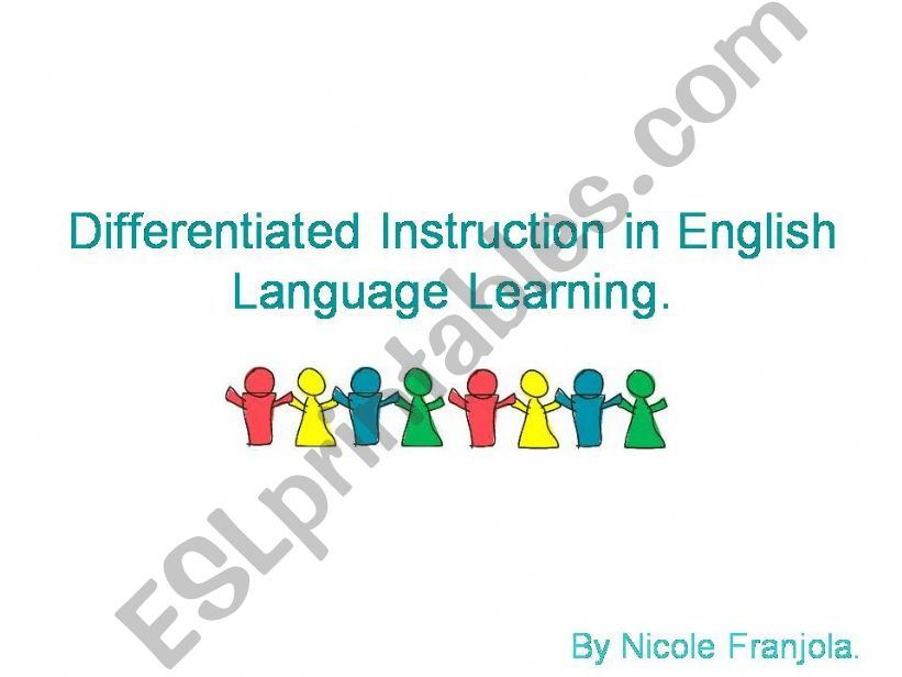Differentiated Instruction in English Language Teaching