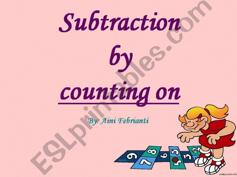 Subtraction by Counting on & by Counting Backward