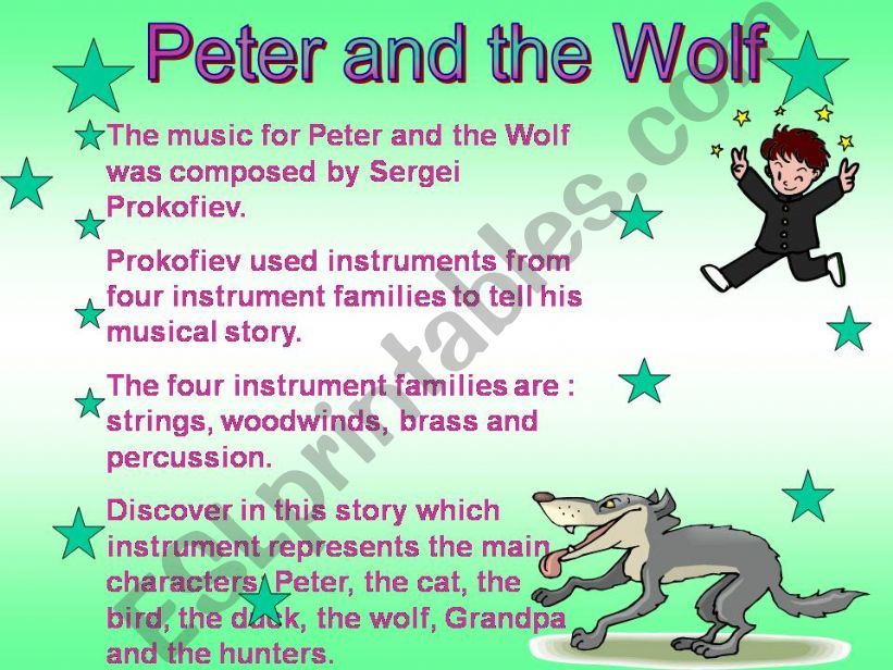 Peter and the Wolf powerpoint