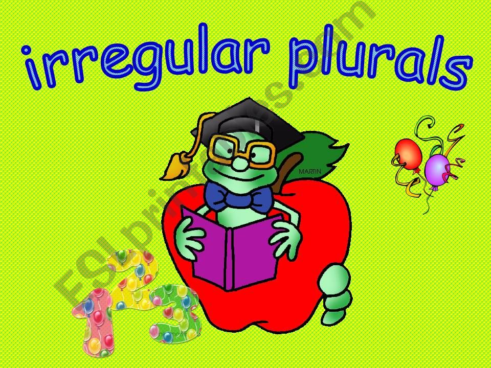 irregular plurals powerpoint