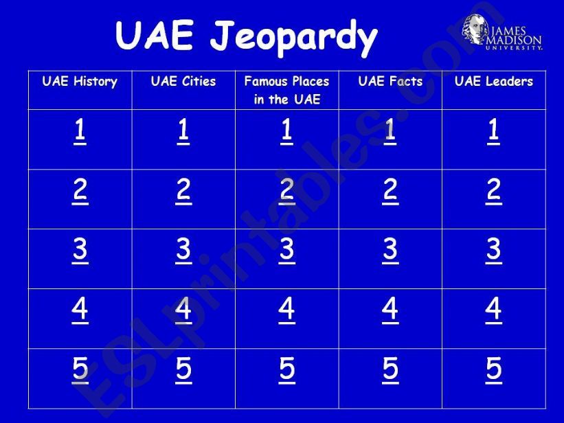 UAE Trivia powerpoint