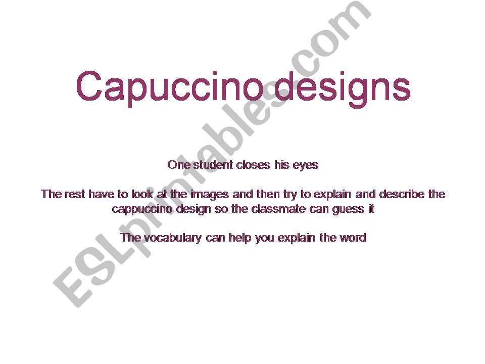 Cappuccino_designs powerpoint