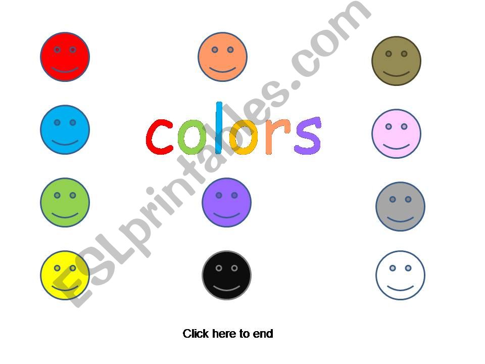 colors GAME powerpoint