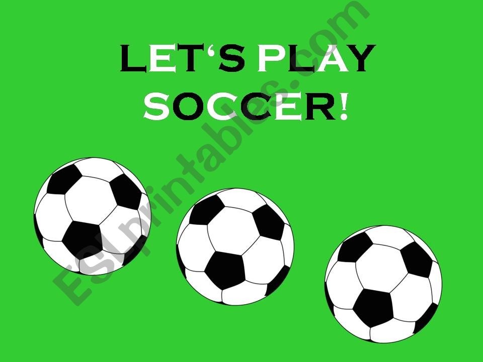 Soccer field powerpoint