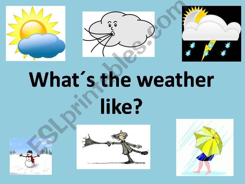 Whats the weather like? powerpoint