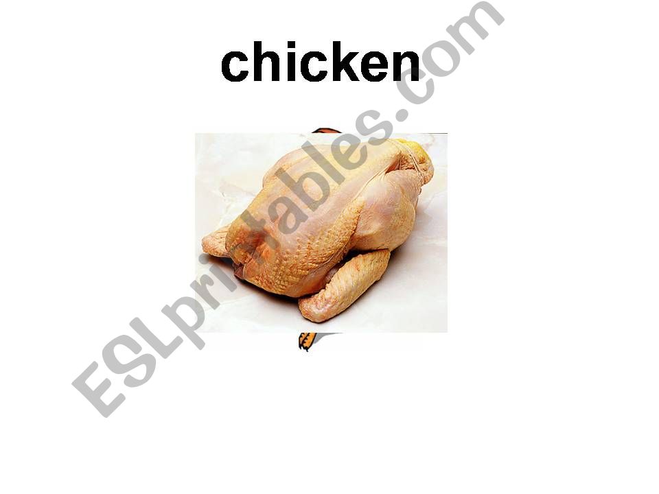 Meat from Animal powerpoint