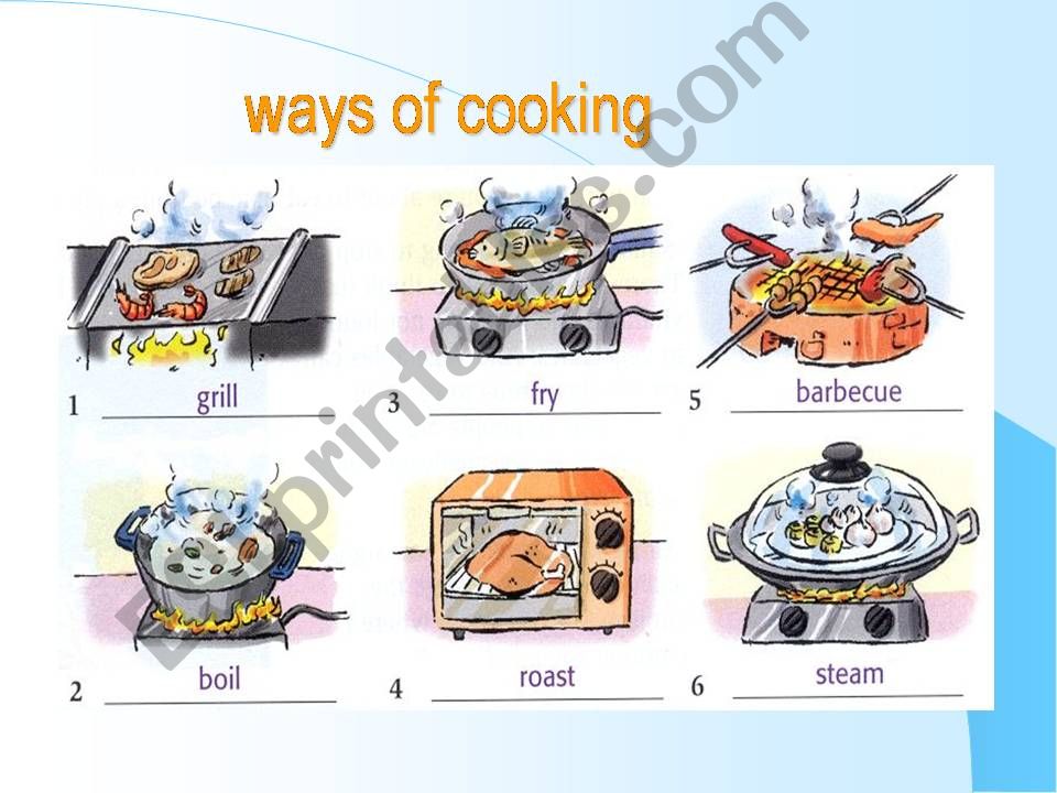 cooking methods powerpoint