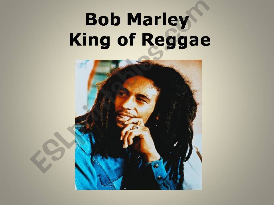Bob Marley powerpoint