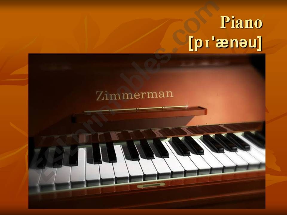 Musical instruments powerpoint