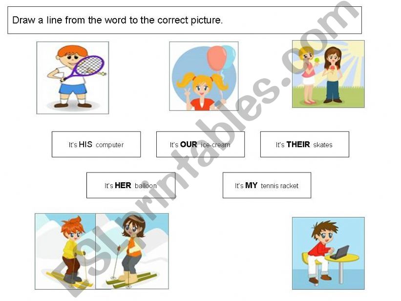 POSSESSIVE ADJECTIVES powerpoint