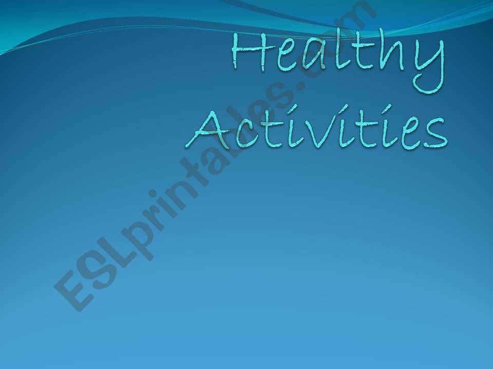 healthy and unhealthy powerpoint