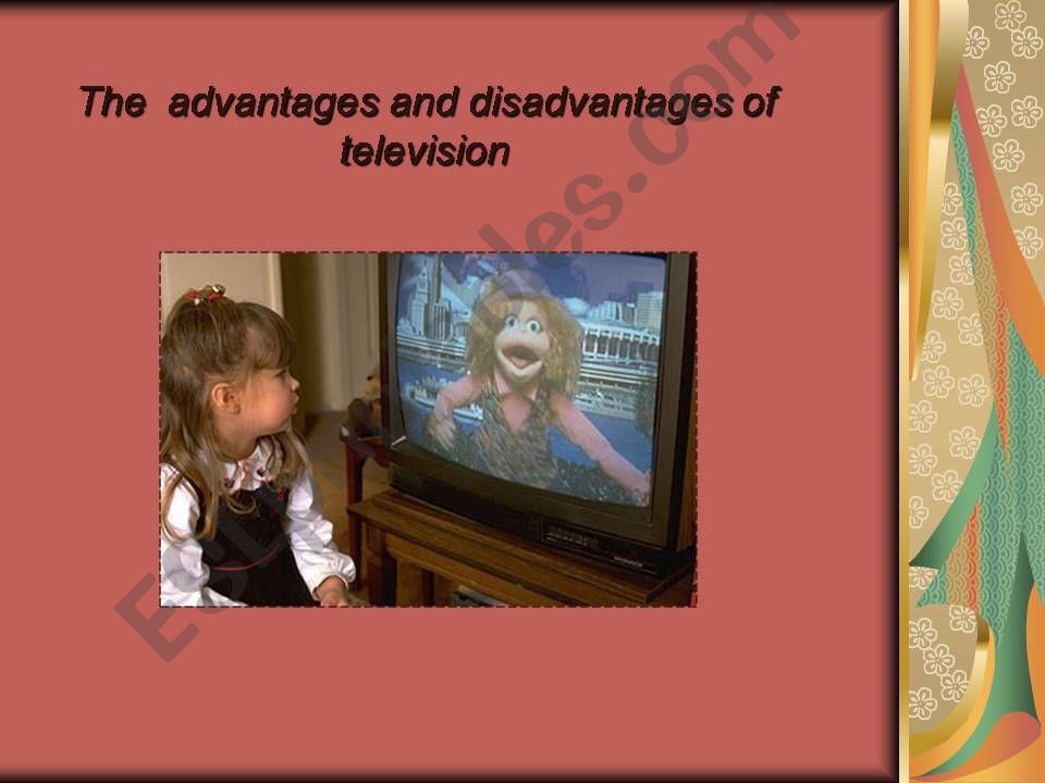 advantages and disadvantages of TV 