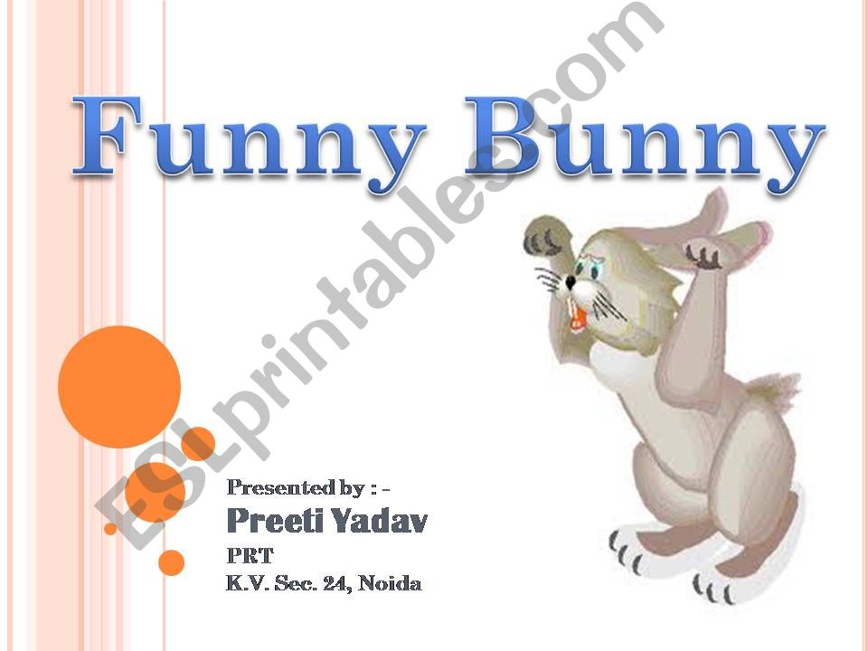 funny bunny powerpoint