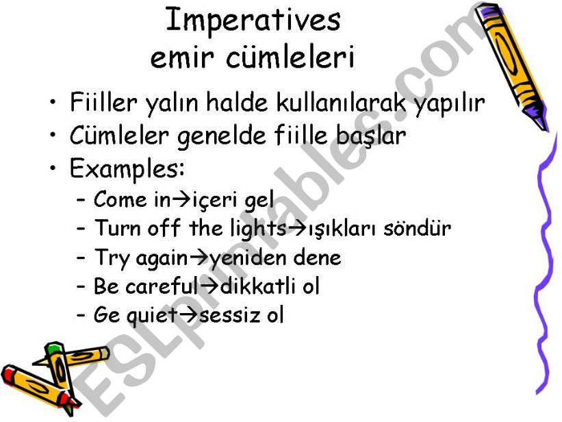 imperatives powerpoint
