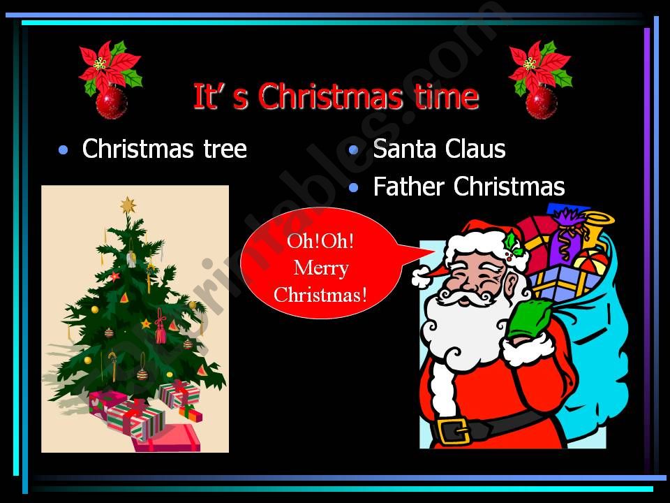 Its Christmas time powerpoint