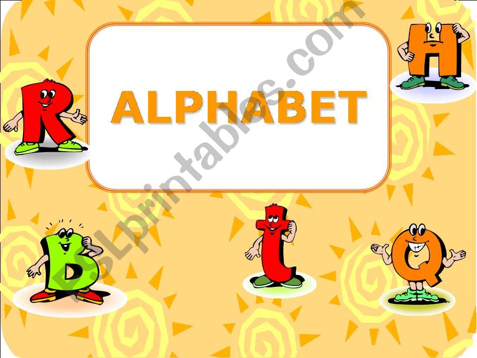 ESL - English PowerPoints: Alphabet