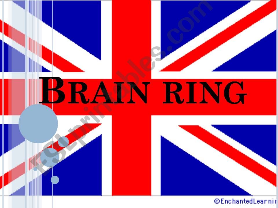 Brain ring. Great Britain powerpoint