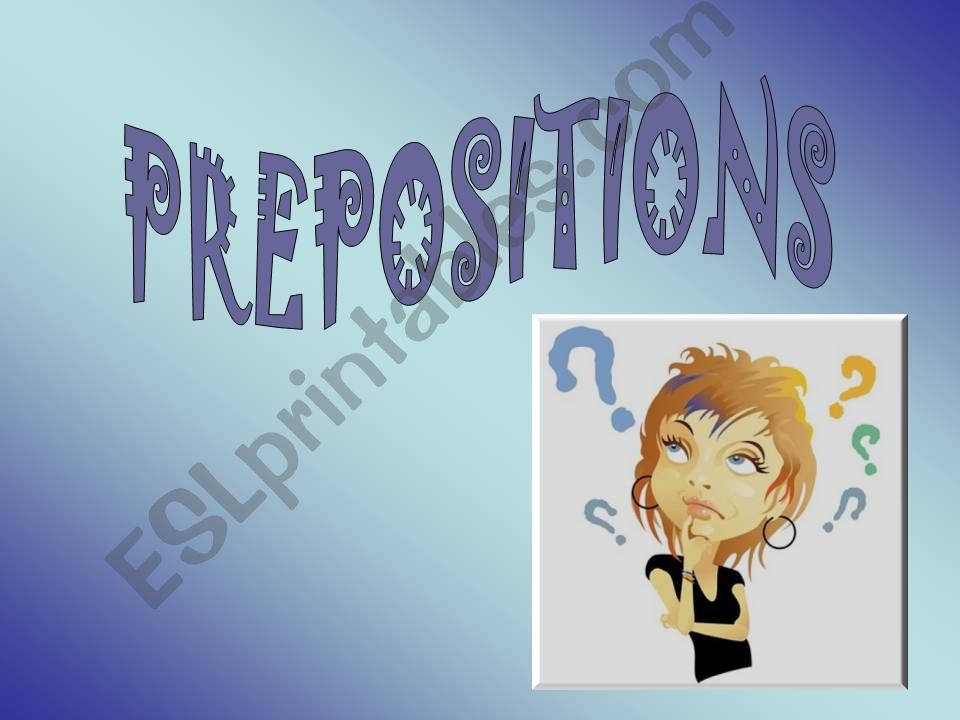 PREPOSITIONS powerpoint