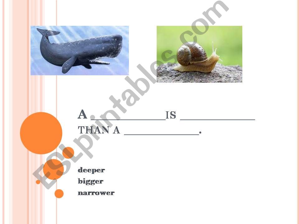 Comparison of adjectives(comparative)