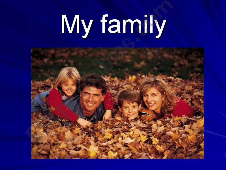 My family powerpoint