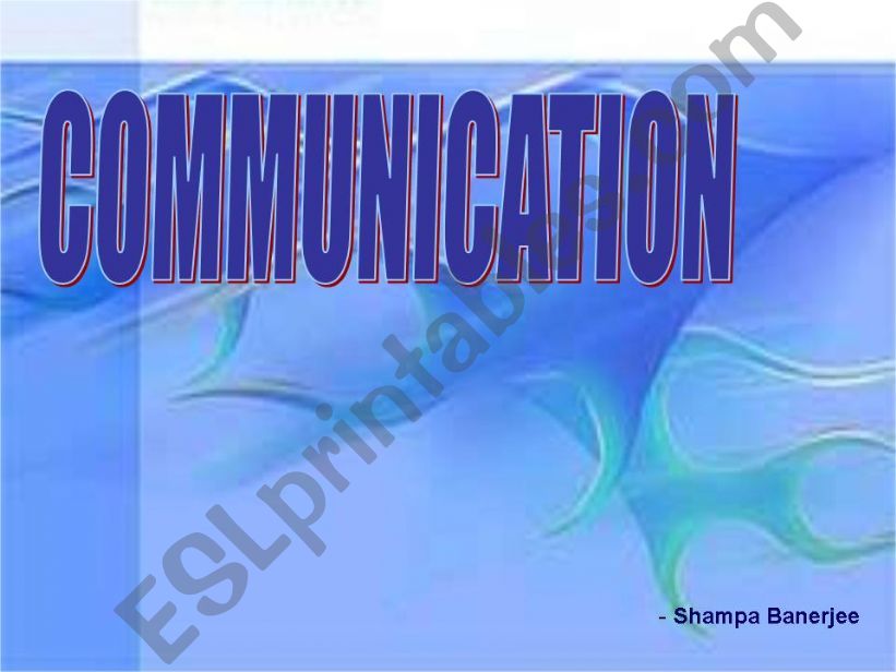 Communication Types powerpoint