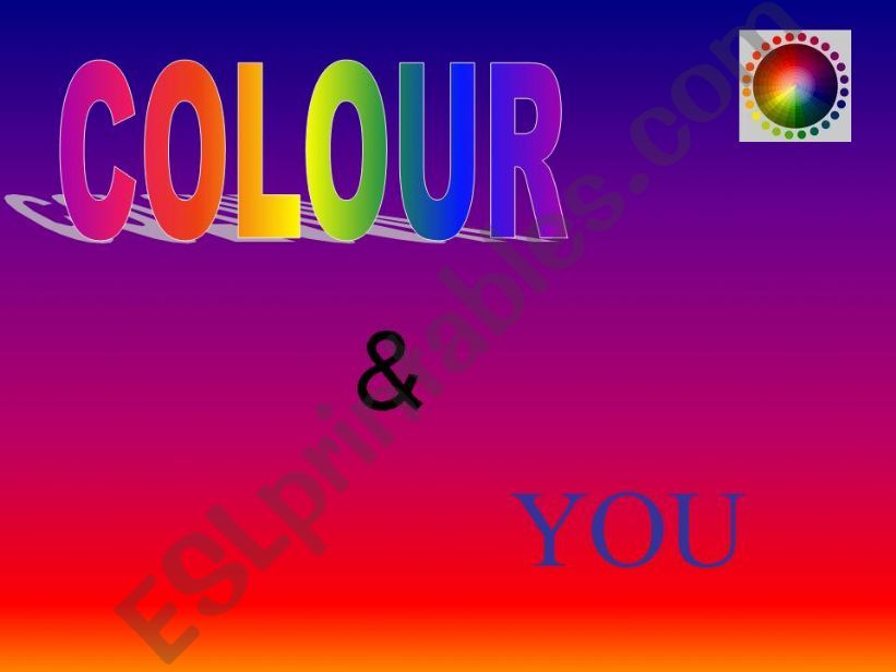 Colour & You powerpoint
