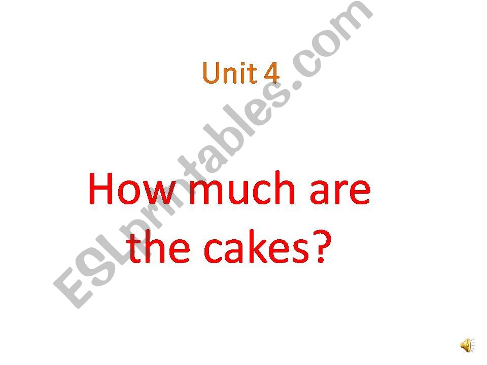 how much are the cakes powerpoint