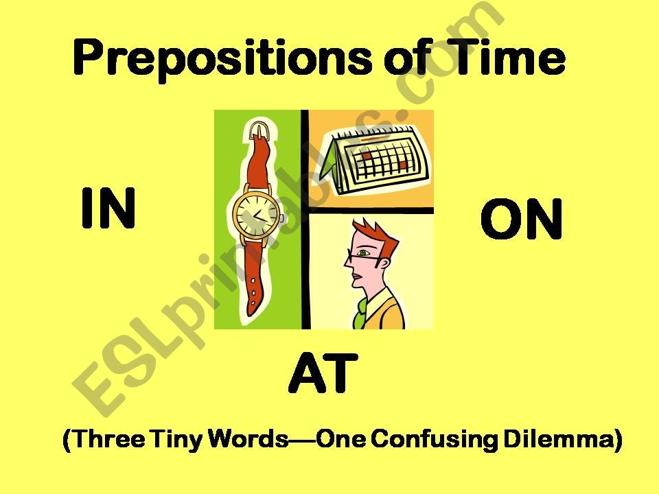 time prepositions powerpoint