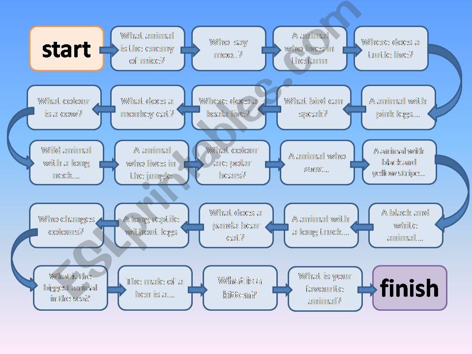 Animals questions powerpoint