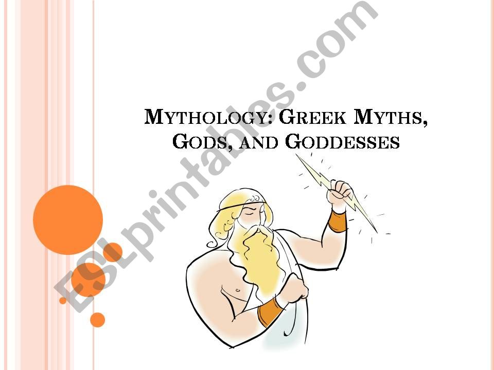Greek Mythology Notes powerpoint